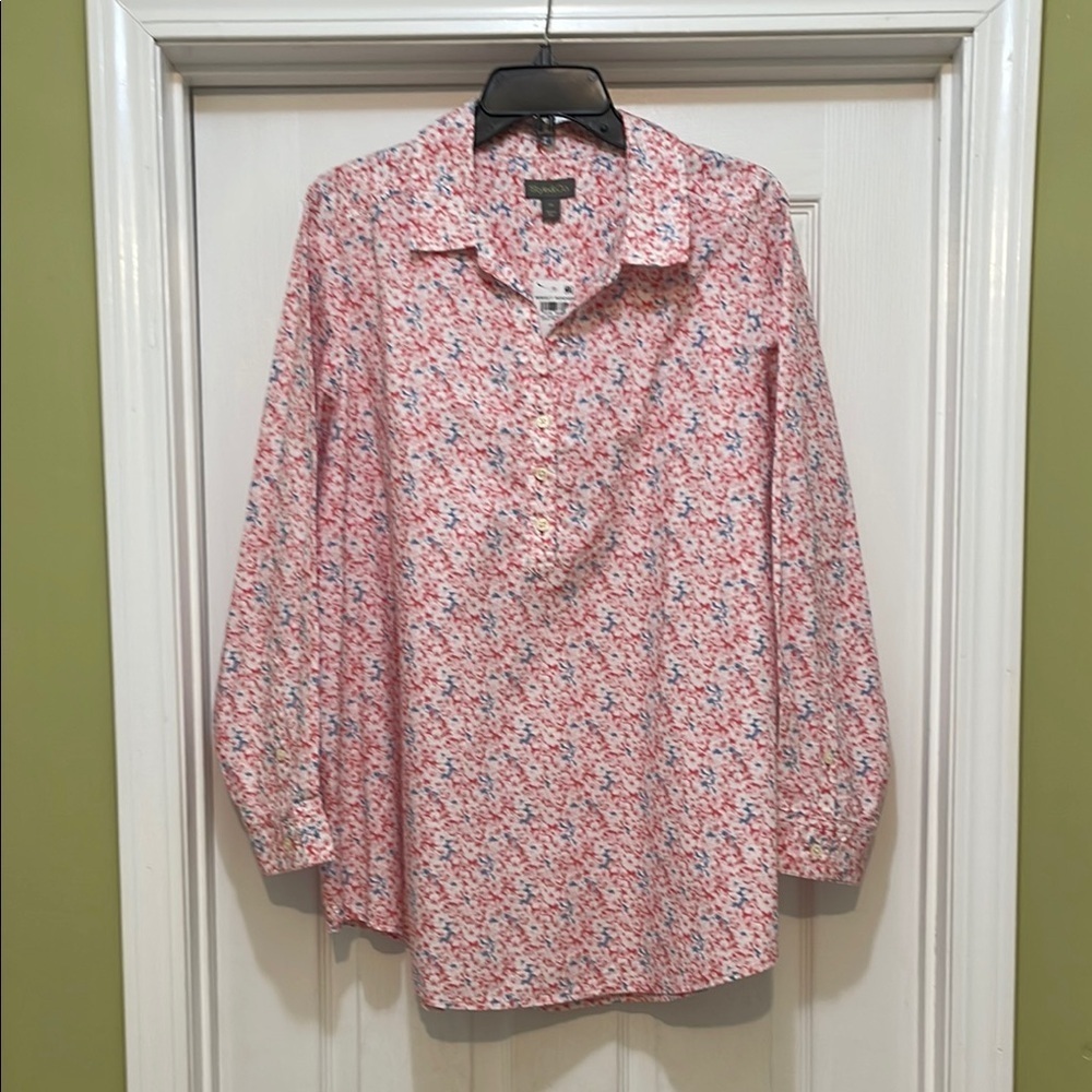 NWT Style & Co. - perfect popover floral top - size 2X